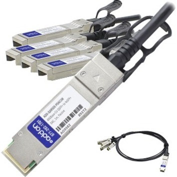 AddOn Arista Networks CAB-Q-S-1M to Dell 462-3639 Compatible TAA Compliant 40GBase-CU QSFP+ to 4xSFP+ Direct Attach Cable (Passive Twinax, 1m)