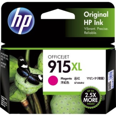 HP 915XL Original High Yield Inkjet Ink Cartridge - Magenta - 1 Each