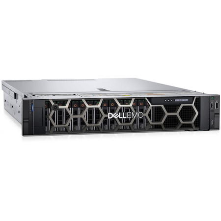 Dell EMC PowerEdge R550 2U Rack-mountable Server - 1 x Intel Xeon Silver 4309Y 2.80 GHz - 16 GB RAM - 480 GB SSD - (1 x 480GB) SSD Configuration - Serial Attached SCSI (SAS), Serial ATA Controller