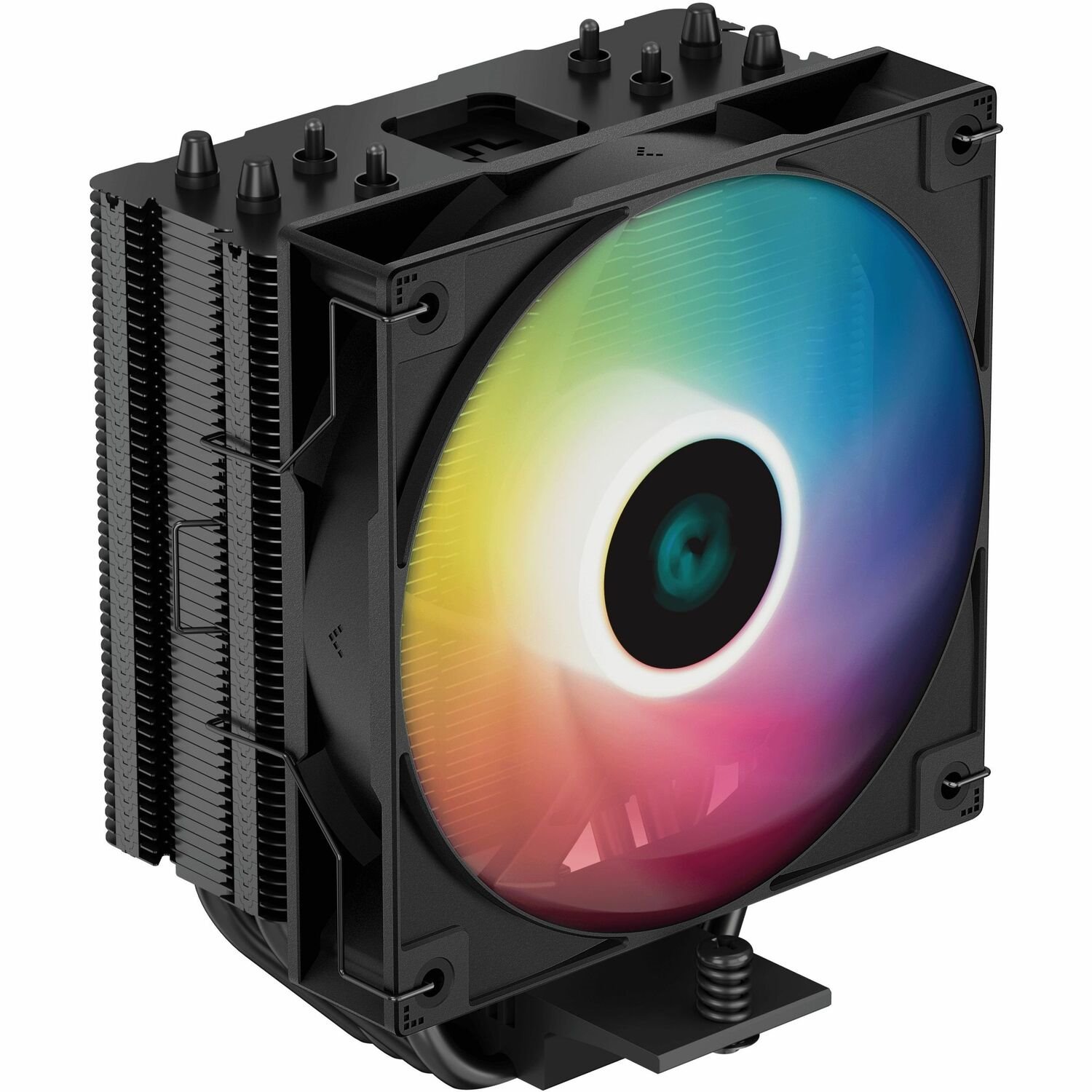 Deepcool Ag400 BK Argb Single-Tower Cpu Cooler, 120MM Static Argb Fan, Black