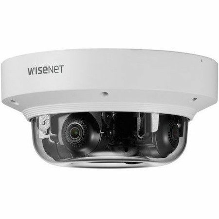 Wisenet PNM-9084QZ1 2 Megapixel Full HD Network Camera - Color - Dome - White - TAA Compliant