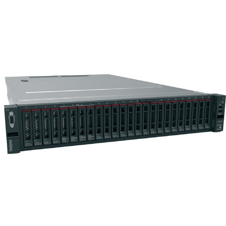 Lenovo ThinkSystem SR650 7X06100AAU 2U Rack Server - 1 x Xeon Silver 4110 - 16 GB RAM HDD SSD - 12Gb/s SAS, Serial ATA/600 Controller