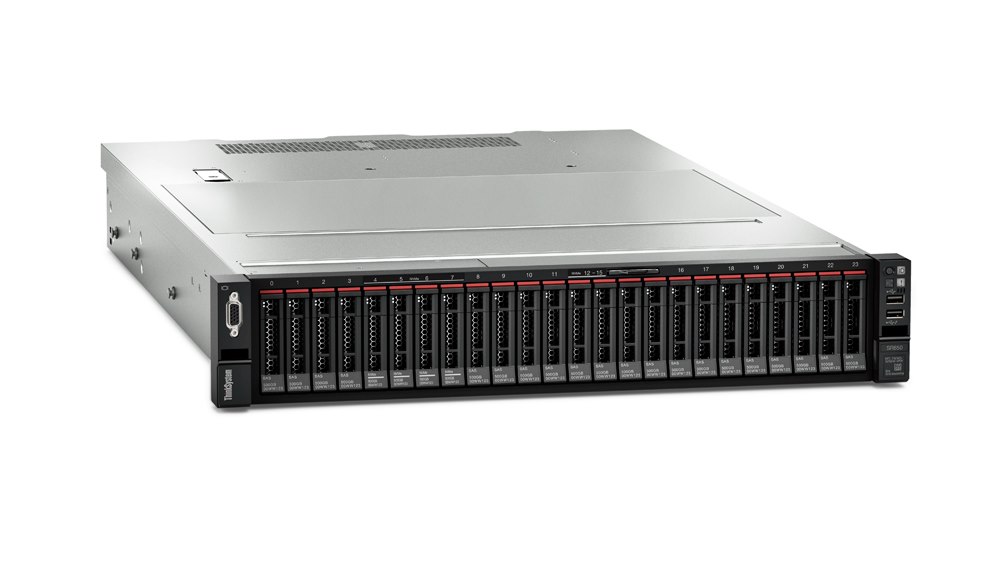 Lenovo ThinkSystem SR650 7X06100BAU 2U Rack Server - 1 x Xeon Silver 4114 - 16 GB RAM HDD SSD - 12Gb/s SAS, Serial ATA/600 Controller