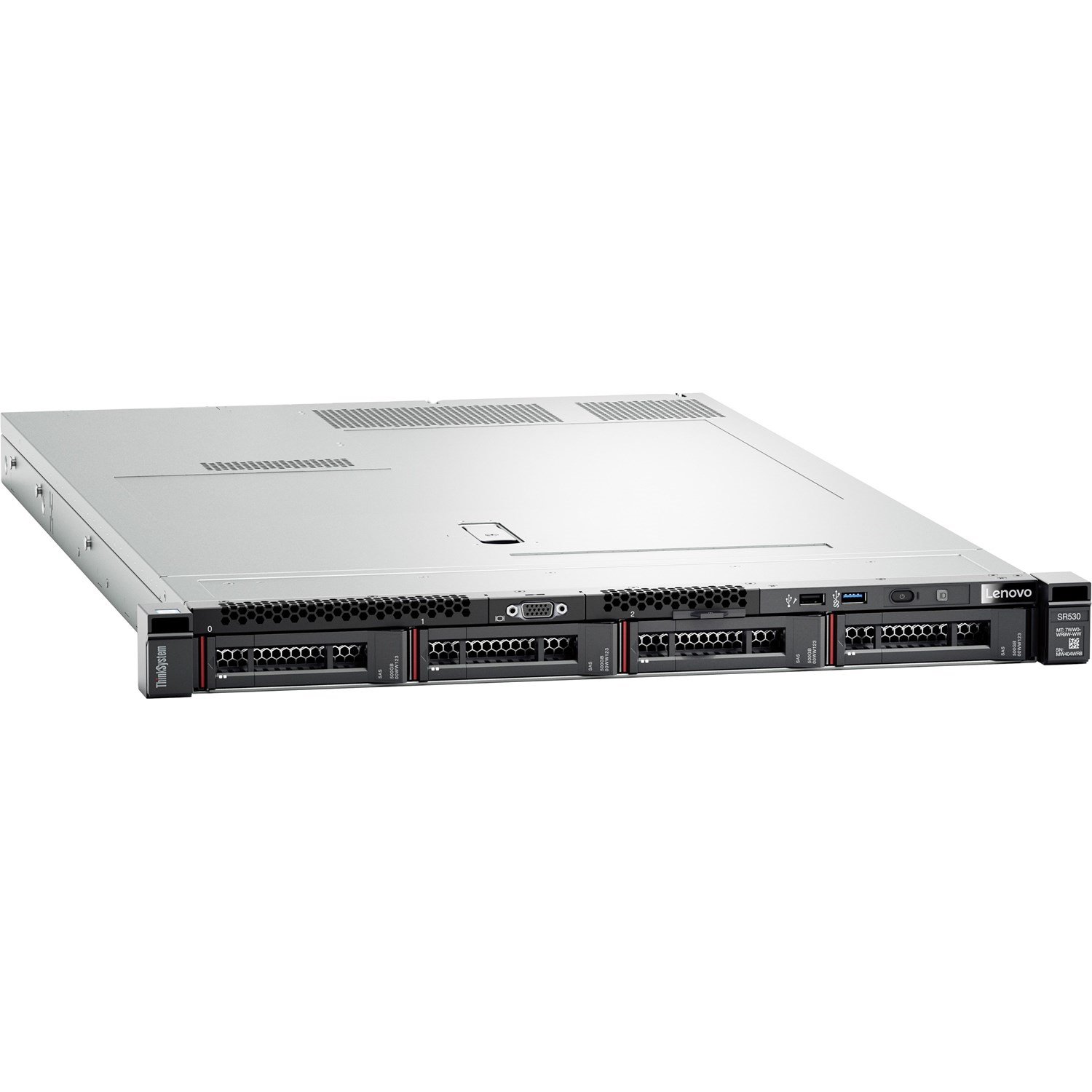 Lenovo ThinkSystem SR530 7X08A03RAU 1U Rack Server - 1 x Xeon Silver 4114 - 16 GB RAM HDD SSD - 12Gb/s SAS, Serial ATA/600 Controller