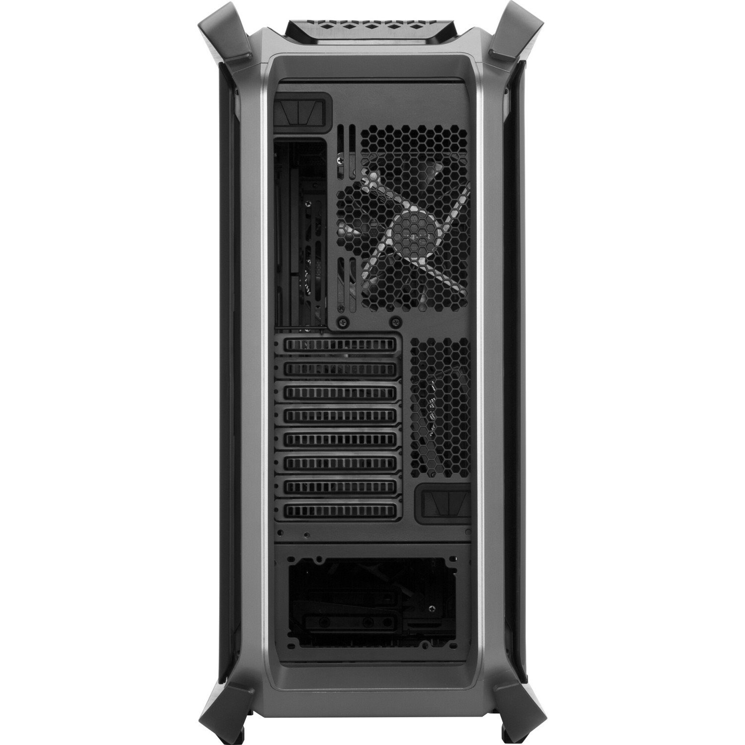Cooler Master Cosmos C700M Computer Case - Mini ITX, Micro ATX, ATX Motherboard Supported - Full-tower - Steel, Tempered Glass - Silver, Black