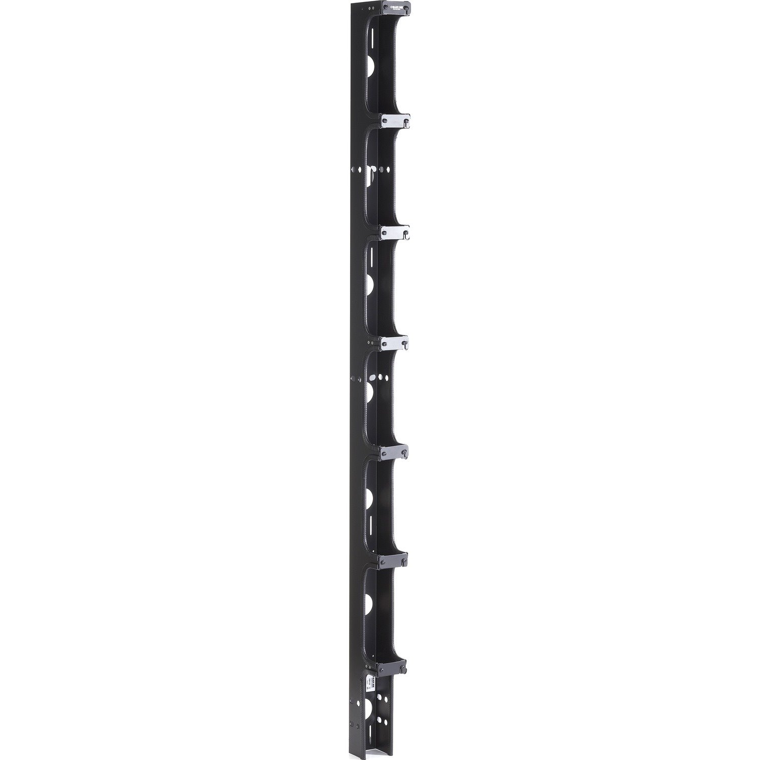 Black Box Vertical IT Rackmount Cable Manager - 48Ux3"W Single-Sided, Black