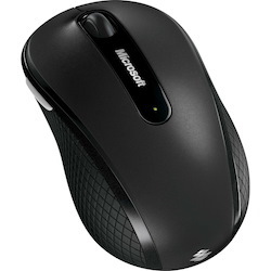 Microsoft 4000 Mouse - Radio Frequency - USB - 4 Button(s) - 4 Programmable Button(s) - Graphite - 1 Pack