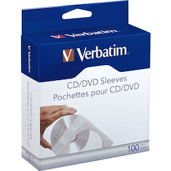 CD/DVD Paper Sleeves with Clear Window - 100pk Box