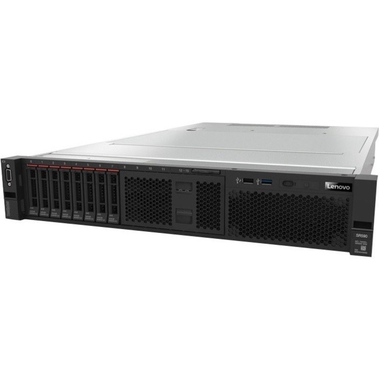 Lenovo ThinkSystem SR590 7X99A084NA 2U Rack Server - Intel Xeon Silver 4214 2.20 GHz - 16 GB RAM - 12Gb/s SAS, Serial ATA/600 Controller