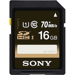 Sony SF16UY2/TQ 16 GB Class 10/UHS-I SDHC - 1 Pack