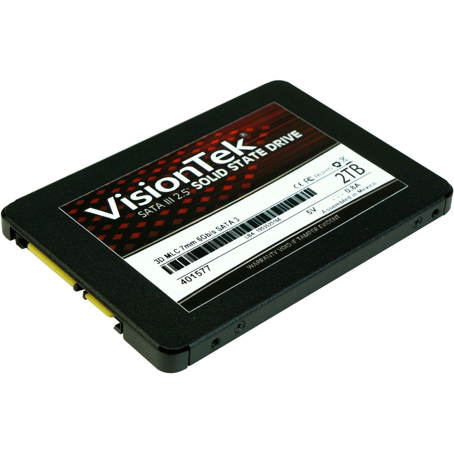 VisionTek 2TB 3D MLC 7mm 2.5" SSD