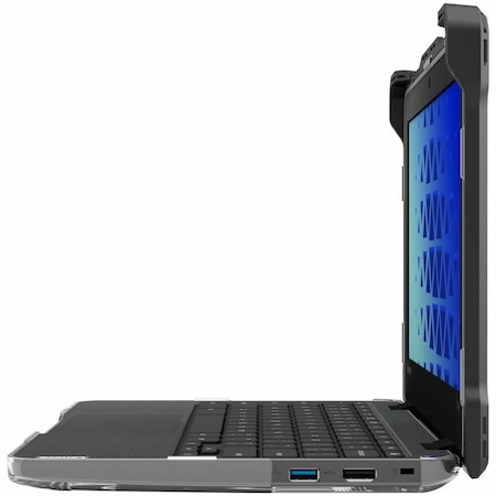 Extreme Shell-L for Asus 1100 Series 11.6" Win 10/Chrome, BR1100F, Flip CR1, CR1 (Black/Clear)