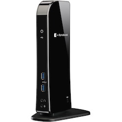 Dynabook Dynadock USB 3.0 Docking Station for TV/Monitor/Projector/Notebook/Smartphone/Tablet/Desktop PC - Black