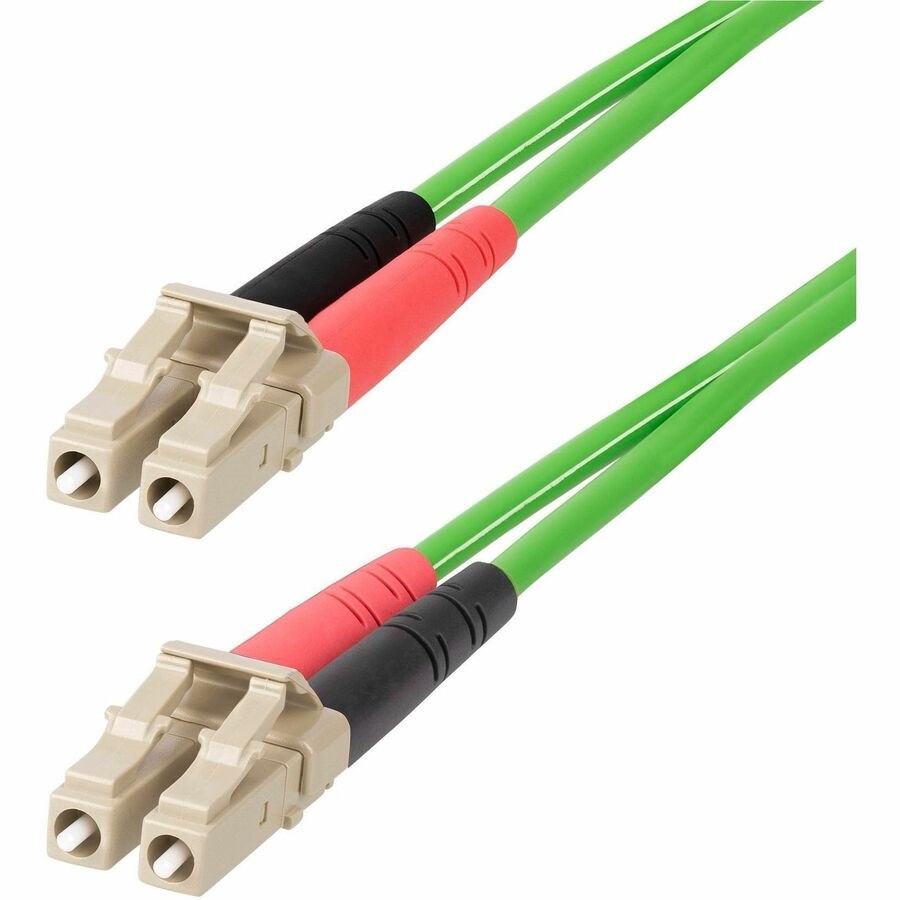 StarTech.com 10m (32.8ft) LC to LC (UPC) OM5 Multimode Fiber Optic Cable, 50/125&micro;m Duplex Zipcord, 40G/100G, LSZH Fiber Jumper Cord