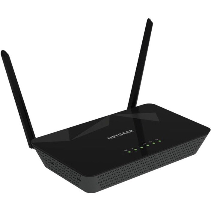 Netgear D1500 Wi-Fi 4 IEEE 802.11n ADSL2+ Modem/Wireless Router