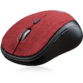 Adesso iMouse S80R Mouse - Radio Frequency - USB - Optical - 6 Button(s) - Red