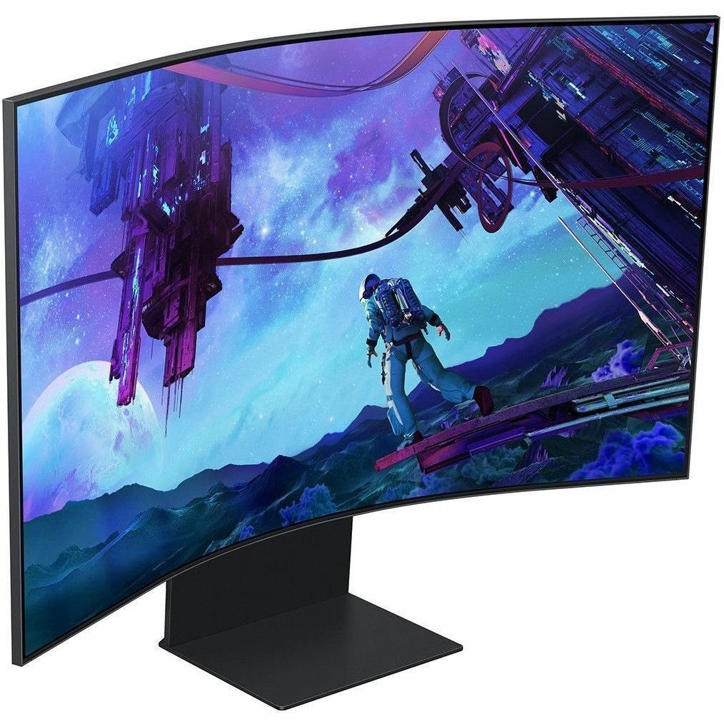 Samsung Odyssey Ark S55CG970NN 55" Class 4K UHD Curved Screen Gaming LED Monitor - 16:9 - Titan Black