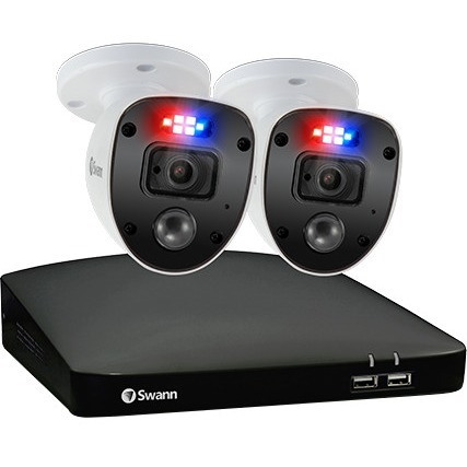 Swann Enforcer SWDVK-446802SL 4 Channel Night Vision Wired Video Surveillance System 1 TB HDD