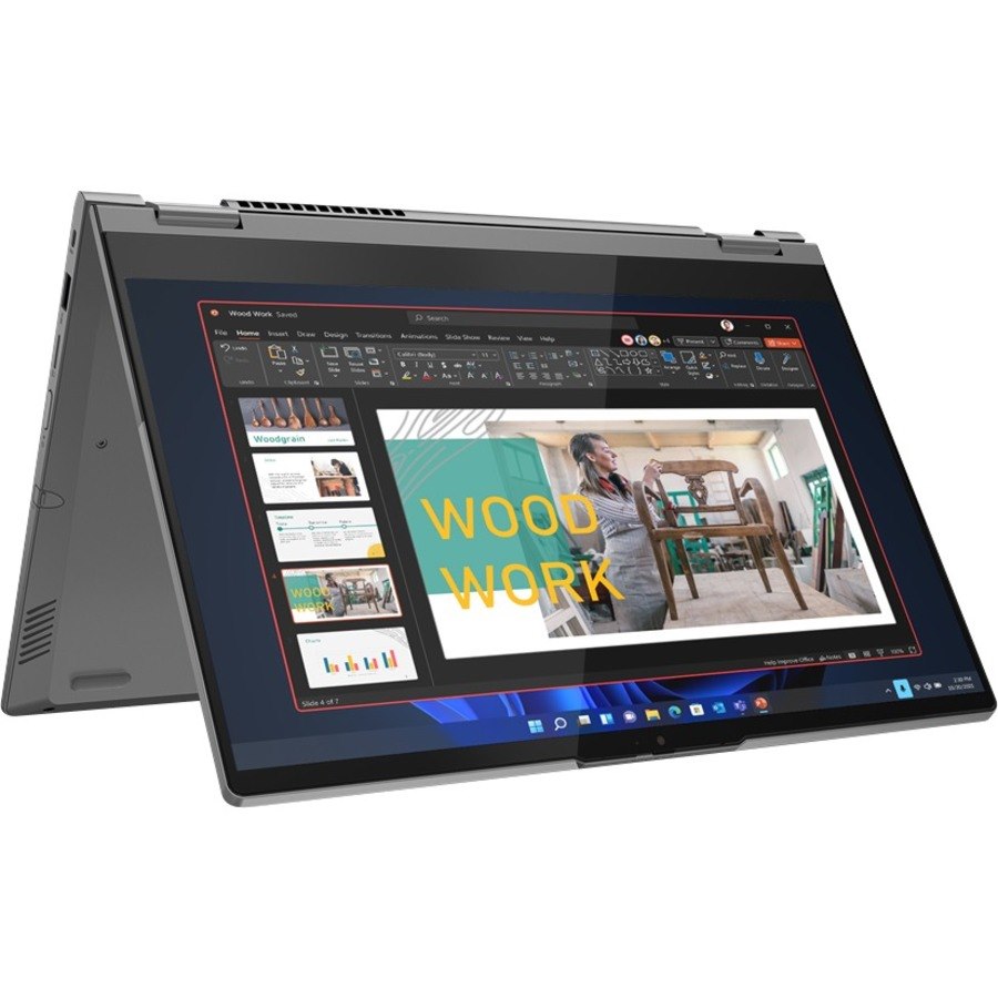 Lenovo ThinkBook 14s Yoga G2 IAP 21DM002AAU 14" Touchscreen Convertible 2 in 1 Notebook - Full HD - 1920 x 1080 - Intel Core i5 12th Gen i5-1235U Deca-core (10 Core) 1.30 GHz - 16 GB Total RAM - 8 GB On-board Memory - 512 GB SSD - Mineral Gray