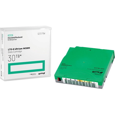 HPE Data Cartridge LTO-8 - WORM - Labeled - 1 Pack