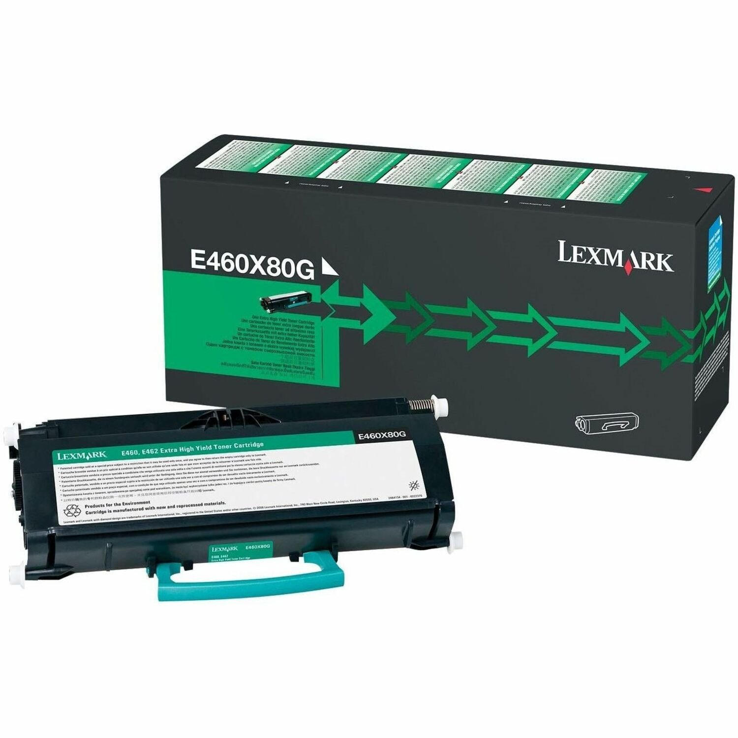 Lexmark Original Extra High Yield Laser Toner Cartridge - Black - 1 Pack