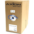 Axiom CAT6 23AWG 4-Pair Solid Conductor 550MHz Bulk Cable Spool 1000FT (Gray)