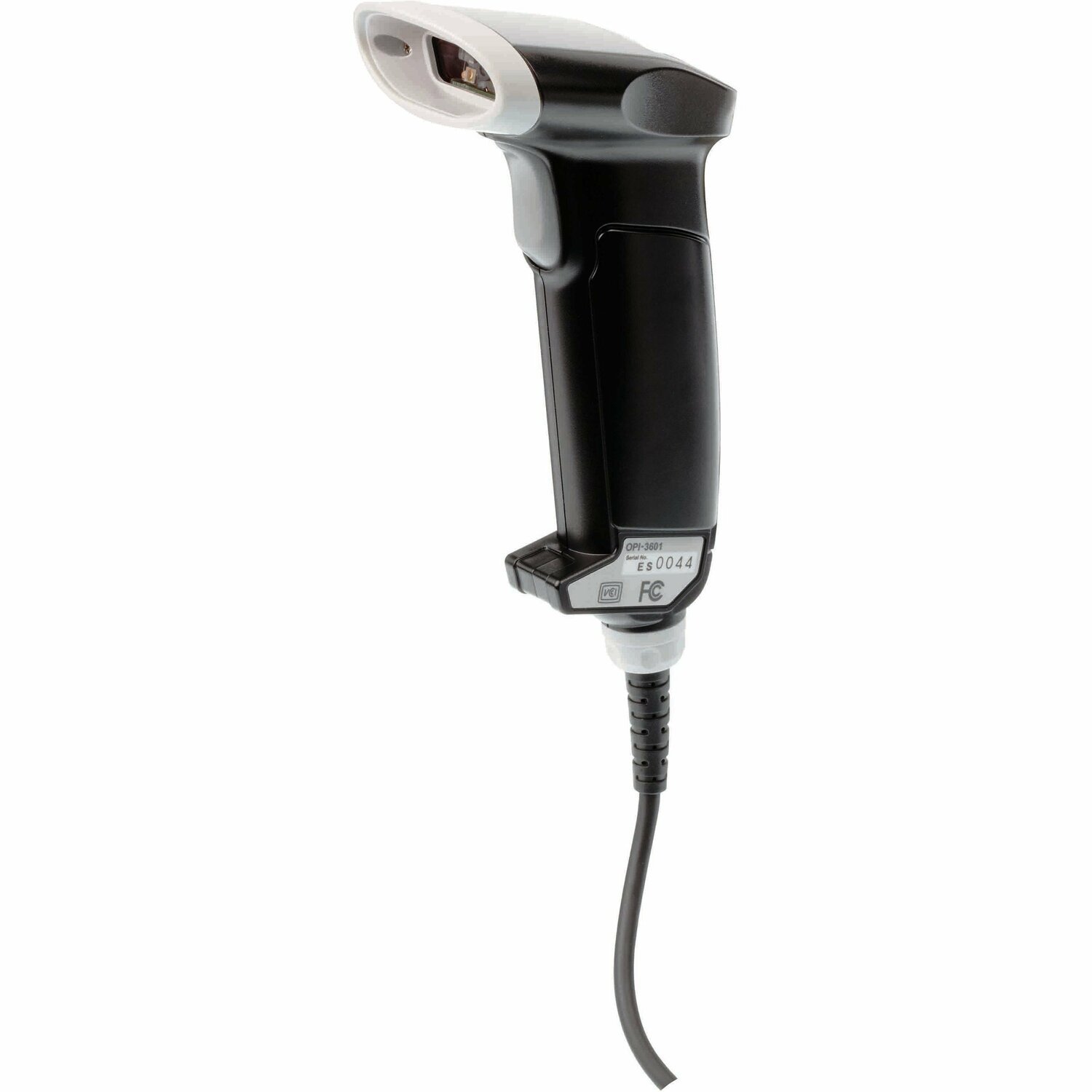 Opticon OPI3601 Handheld Barcode Scanner - Cable Connectivity - Black