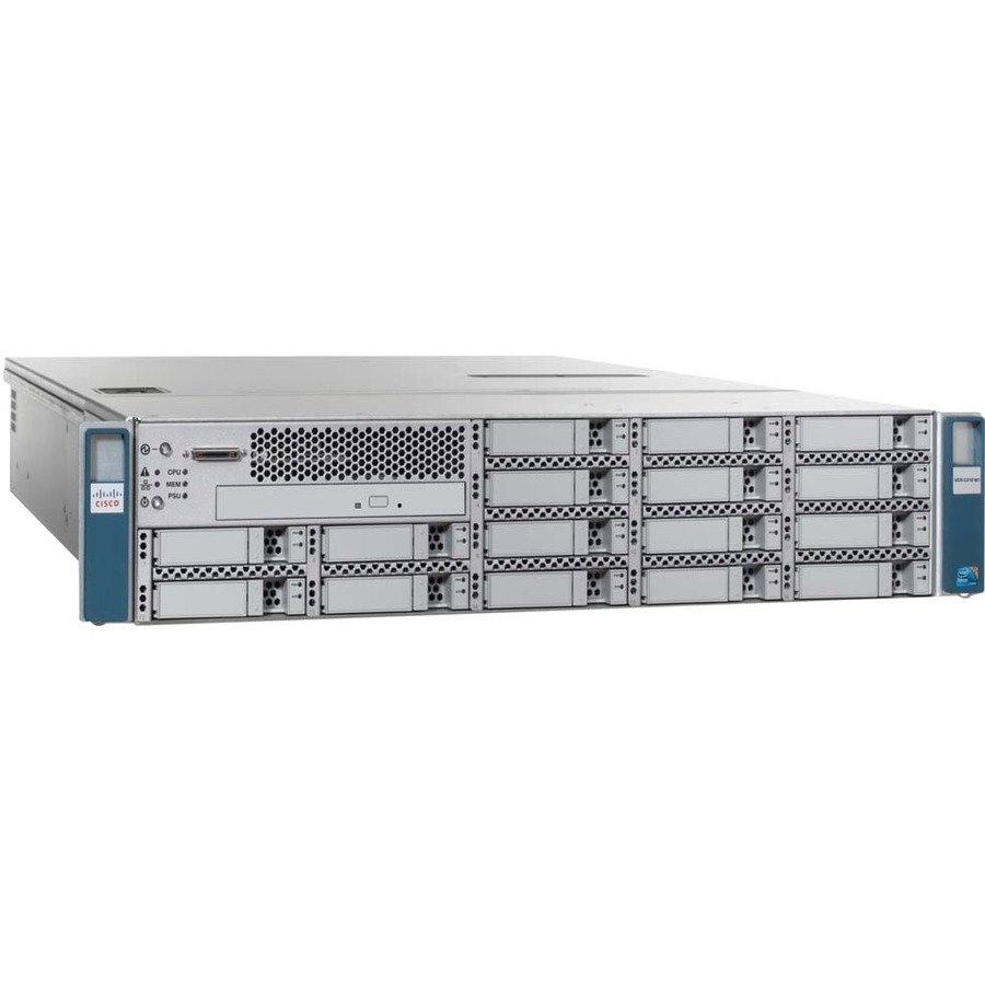 Cisco C210 M2 2U Rack Server - 2 x Intel Xeon E5640 2.66 GHz - 48 GB RAM - 3 TB HDD - (10 x 300GB) HDD Configuration - Serial Attached SCSI (SAS) Controller - Refurbished