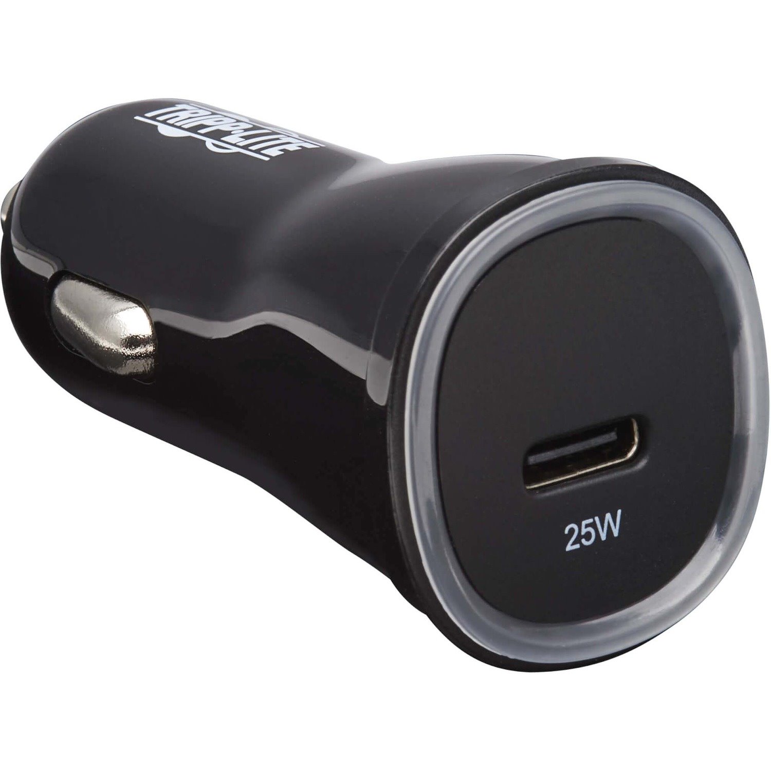 Tripp Lite by Eaton USB Car Charger - 25W PD Charging, USB-C, Black