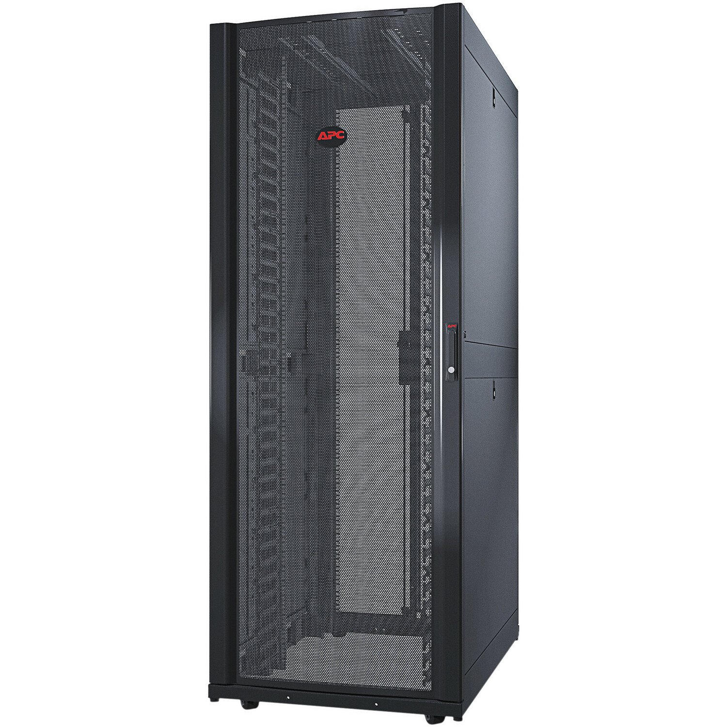AR3140 APC NetShelter SX, Networking Rack Enclosure, 42U, Black, 1991H x 750W x 1070D mm with Casters, Feet, Vertical Cable Managers, Side Panels