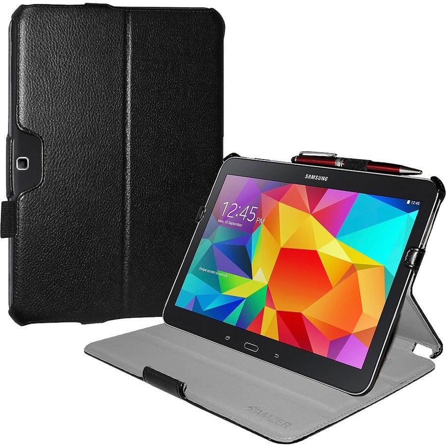 Amzer Carrying Case (Portfolio) for 10.1" Tablet - Black