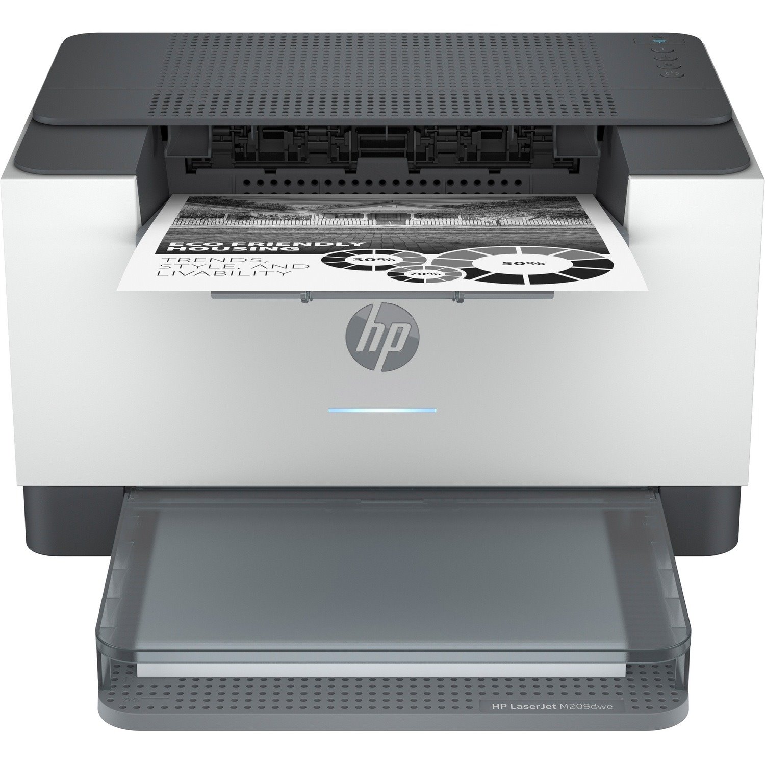 HP LaserJet M209dwe Desktop Wireless Laser Printer - Monochrome