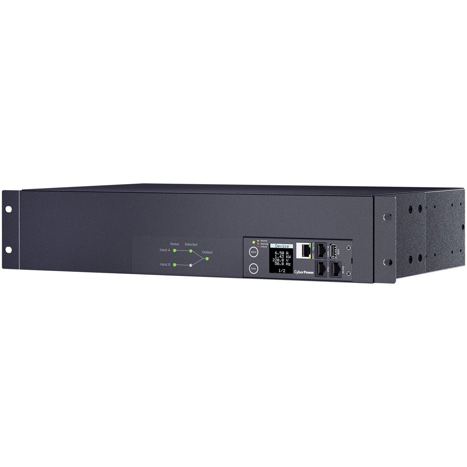 CyberPower Metered ATS PDU PDU44007 19-Outlets PDU