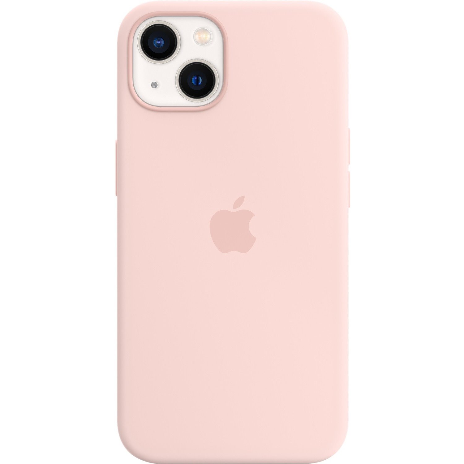 Apple Silicone Case for Apple iPhone 13 Smartphone - Chalk Pink