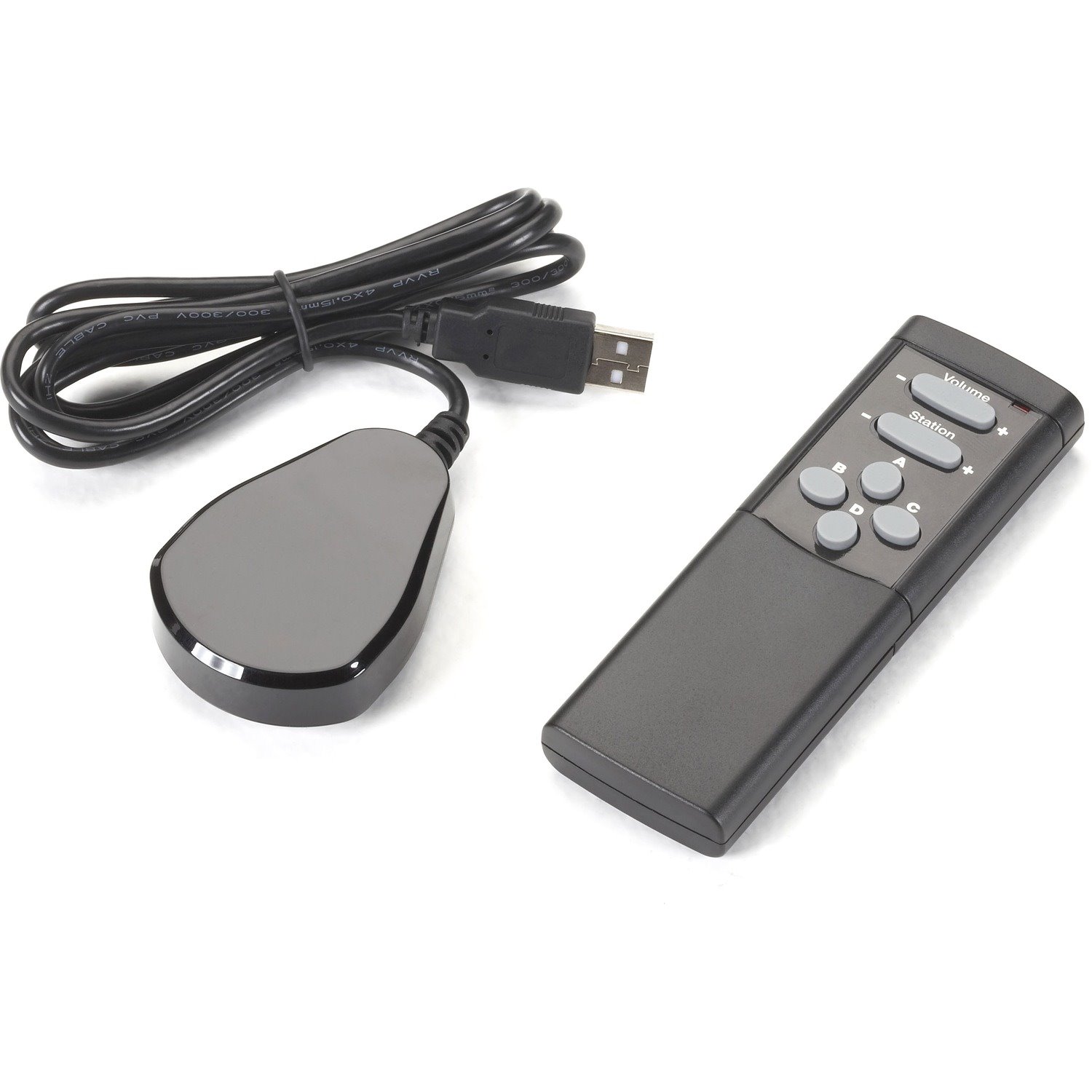 Black Box IR Remote Control & USB Receiver Pair