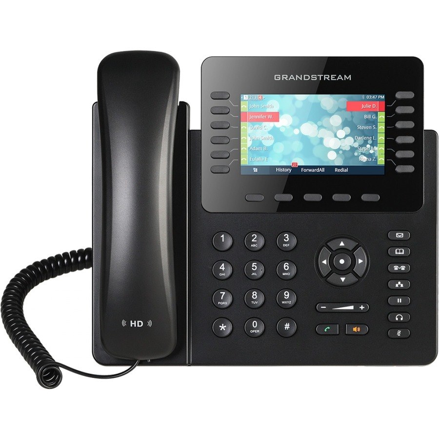 Grandstream GXP2170 IP Phone - Corded/Cordless - Corded - Bluetooth - Wall Mountable - Black