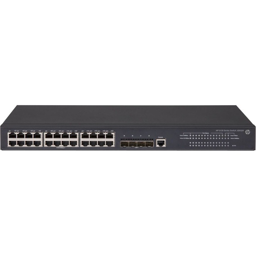 HPE FlexNetwork 5130 EI 5130-24G-4SFP+ EI 24 Ports Manageable Layer 3 Switch - Gigabit Ethernet