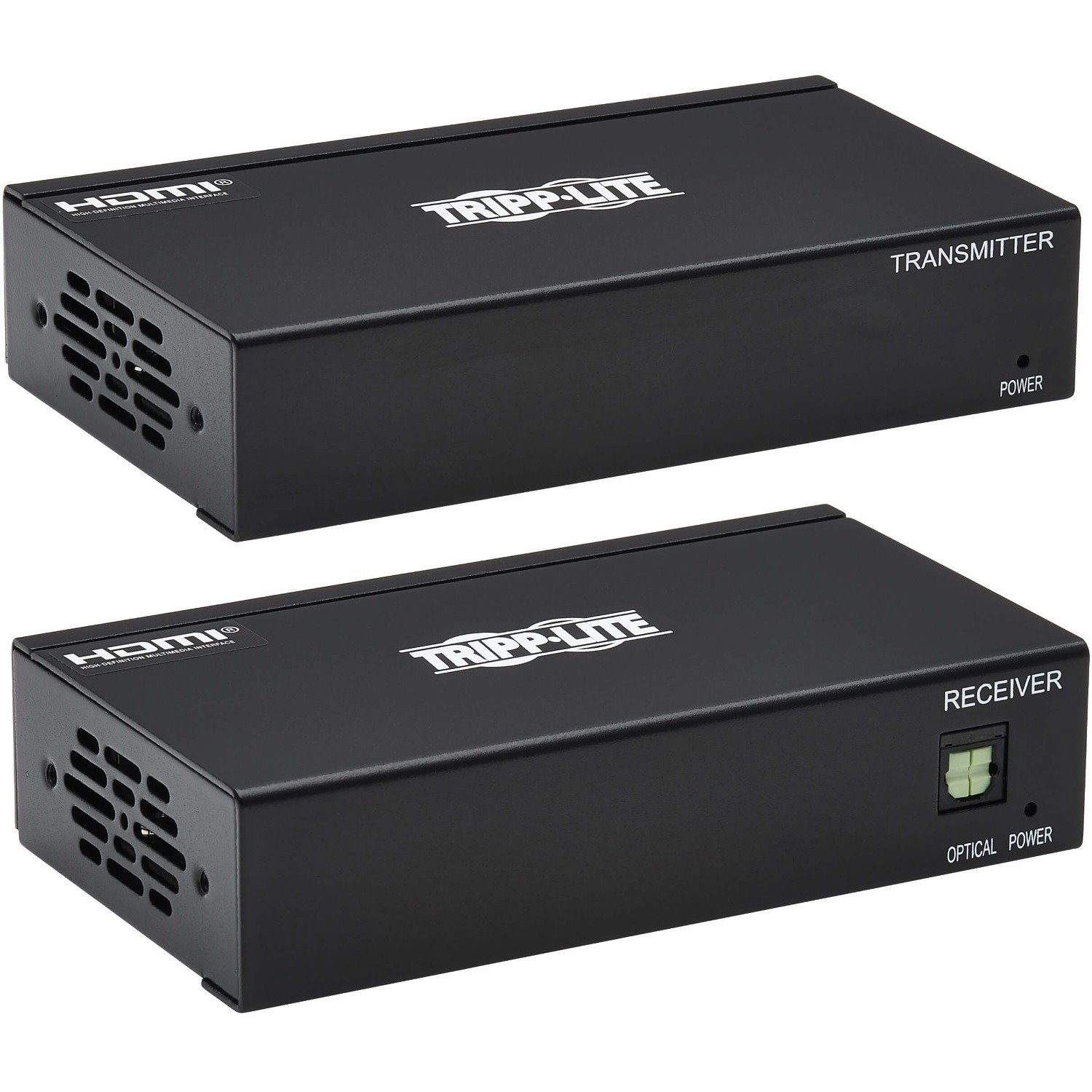 Tripp Lite by Eaton 2-Port HDMI over Cat6 Extender Kit, Transmitter/Receiver - 4K 60 Hz, HDR, 4:4:4, PoC, 230 ft. (70.1 m), TAA