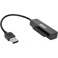 Tripp Lite by Eaton USB 3.0 SuperSpeed to SATA III Adapter Cable with UASP, 2.5 in. SATA Hard Drives, Black