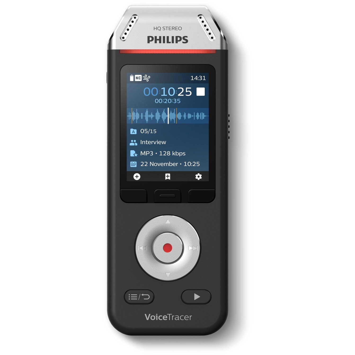 Philips Voice Tracer DVT2110 Digital Voice Recorder