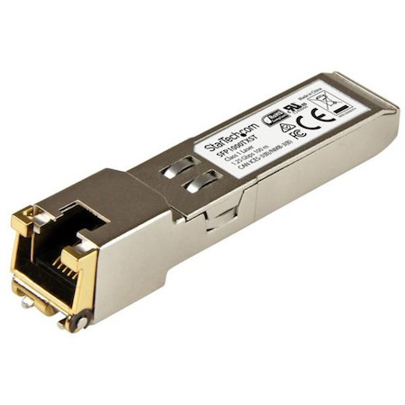 StarTech.com SFP (mini-GBIC) - 1 x RJ-45 Duplex 1000Base-TX Network LAN