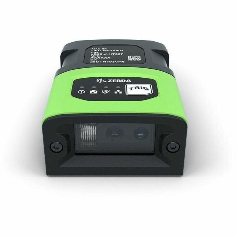 Zebra FS20 Rugged Industrial, Logistics Fixed Mount Barcode Scanner - Cable Connectivity - Industrial Green