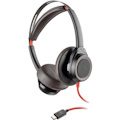 Plantronics Blackwire 7225 Wired Over-the-head Stereo Headset - Black