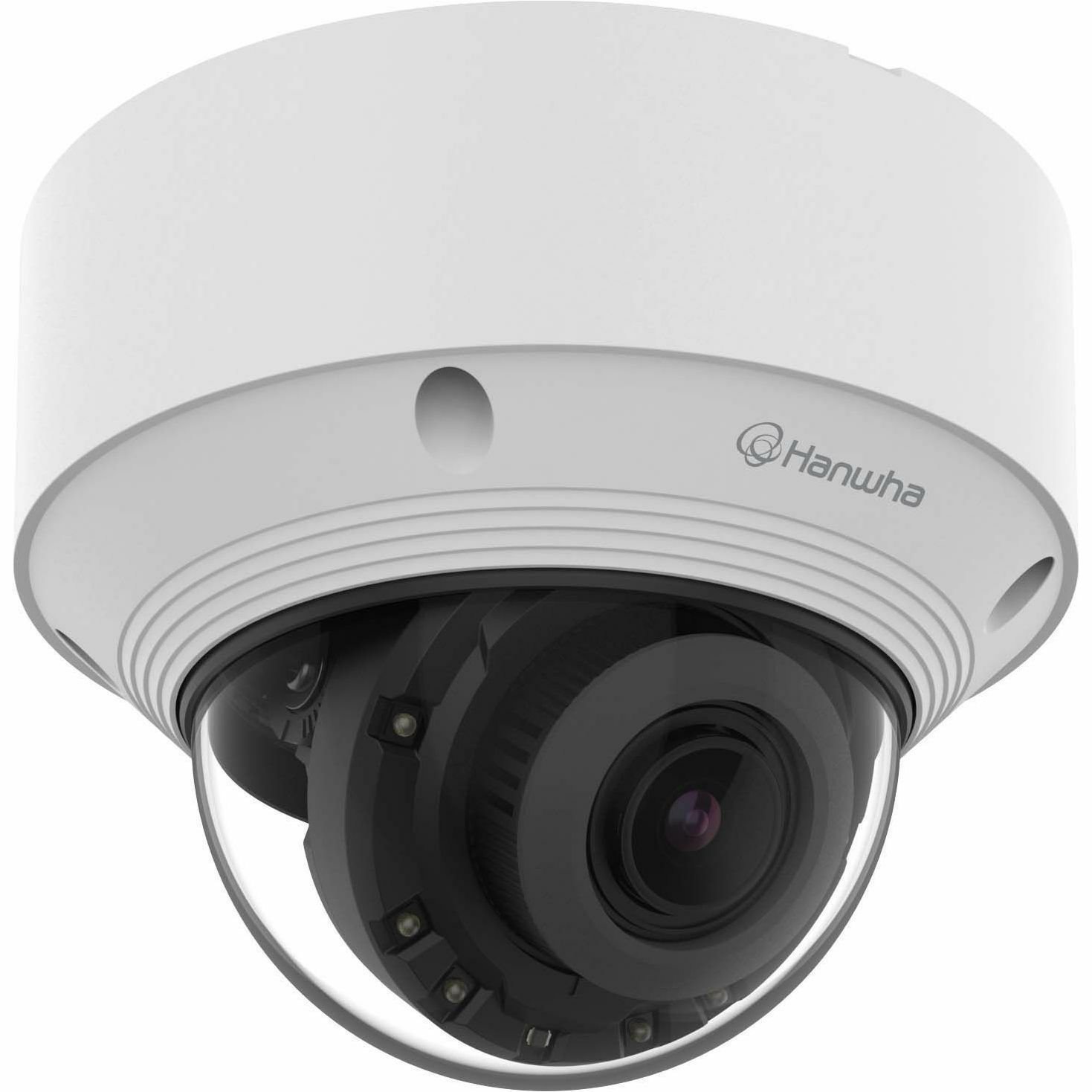 Wisenet QNV-C6083R 2 Megapixel Outdoor Full HD Network Camera - Color - Dome - White - TAA Compliant