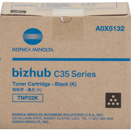 Konica Minolta TNP22K Original Toner Cartridge