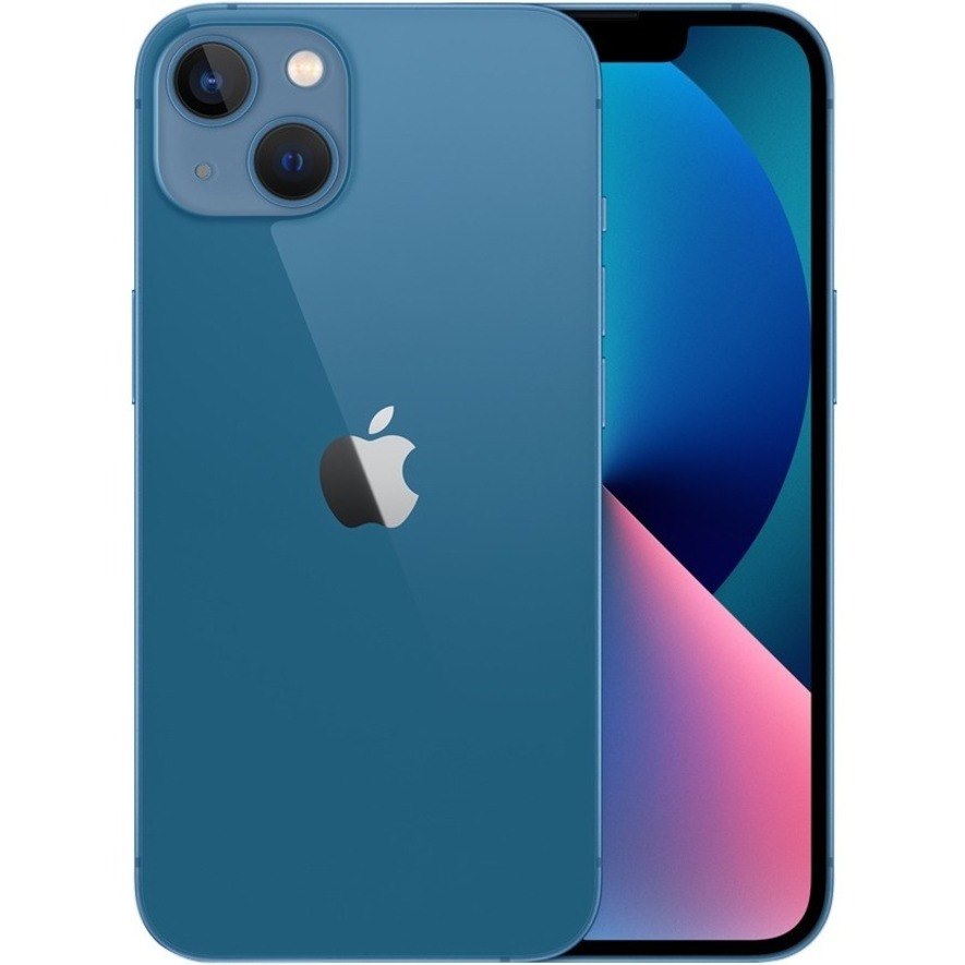 Apple Apple iPhone 13 512 GB Smartphone - 6.1" OLED 2532 x 1170 - Hexa-core (AvalancheDual-core (2 Core) 3.23 GHz + Blizzard Quad-core (4 Core) 1.82 GHz - 4 GB RAM - iOS 15 - 5G - Blue