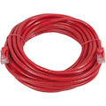 Monoprice FLEXboot Series Cat5e 24AWG UTP Ethernet Network Patch Cable, 50ft Red