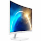 MSI Pro MP271CAW 27" Class Full HD Curved Screen LCD Monitor - 16:9 - White