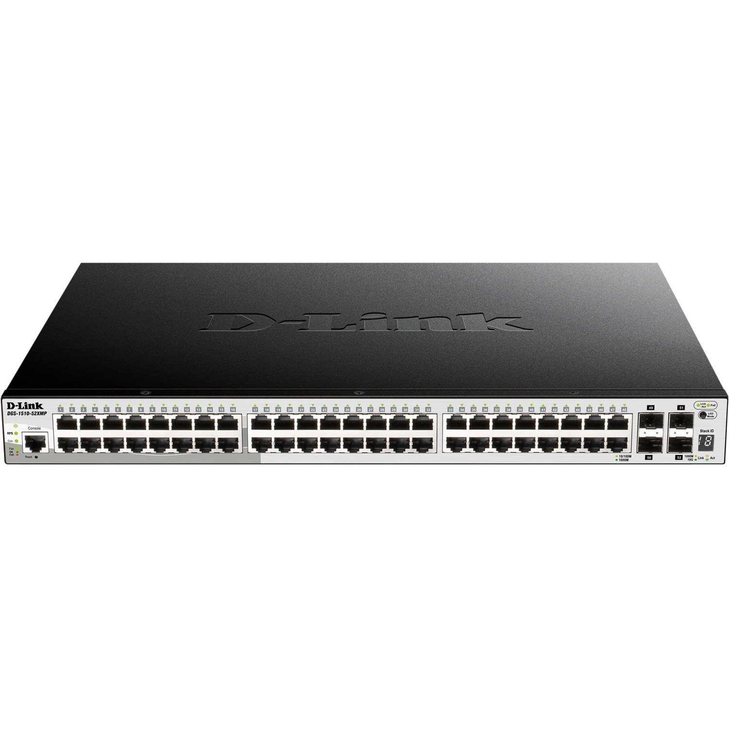 D-Link DGS-1510 DGS-1510-52X 48 Ports Manageable Ethernet Switch - Gigabit Ethernet, 10 Gigabit Ethernet - 10/100/1000Base-T, 10GBase-X