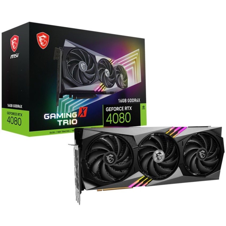 MSI NVIDIA GeForce RTX 4080 Graphic Card - 16 GB GDDR6X